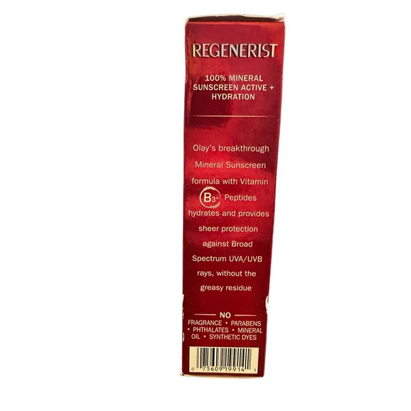 NEW Olay Regenerist Hydrating Moisturizer Mineral Sunscreen SPF15 - Picture 2 of 7